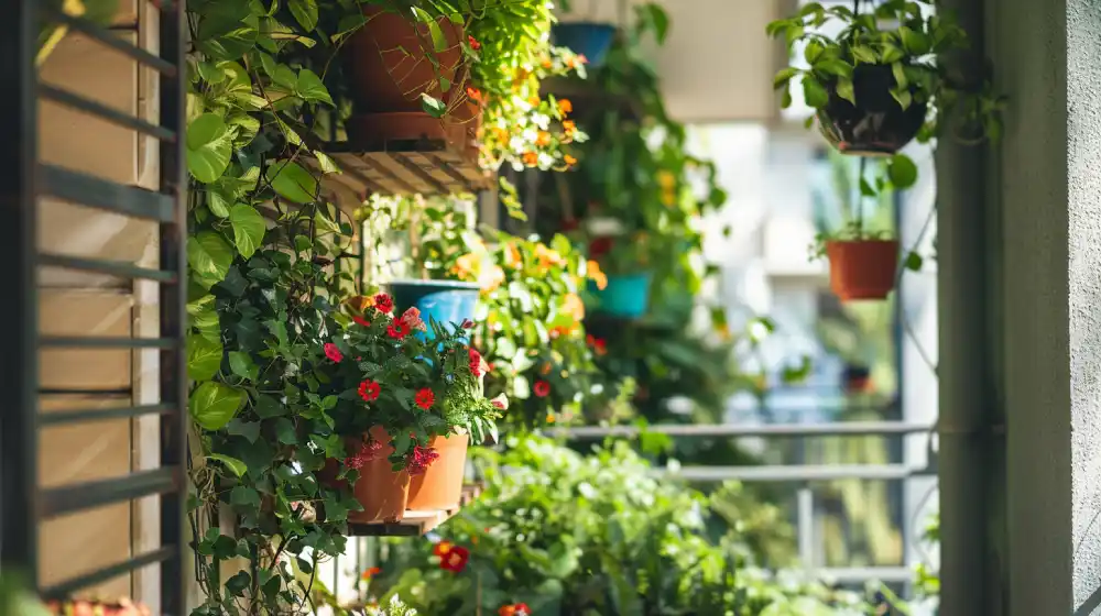 balcon-avec-jardinieres-permaculture-potager